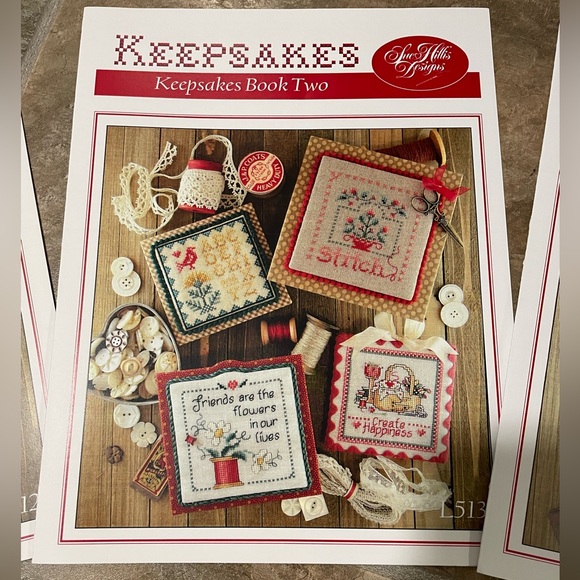 Keepsakes Books One, Two, and Three Cross Stitch charts by Sue Hillis Designs - Picture 3 of 5